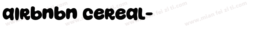 airbnbn cereal字体转换